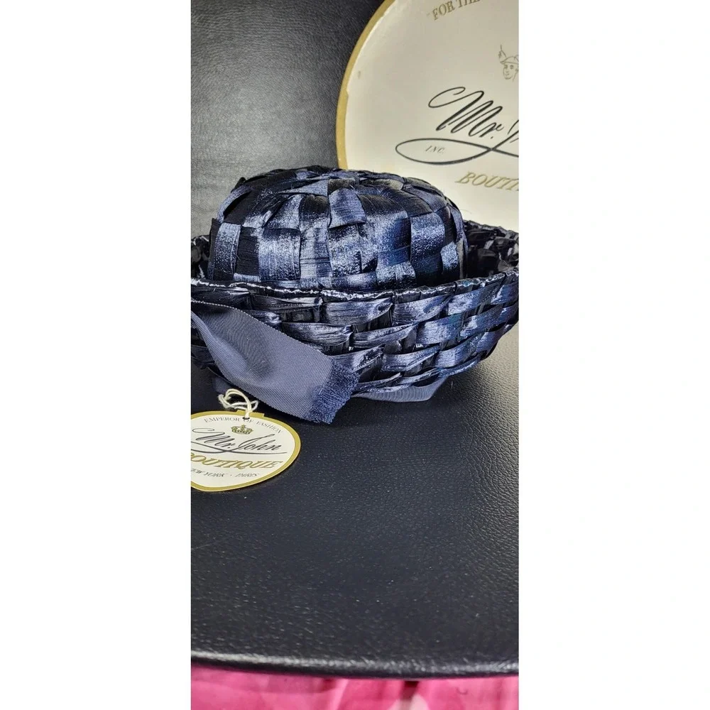 Vintage 1970s Mr John Jr Fashion Hat Womens Large Red Church Dinner Hat NWT